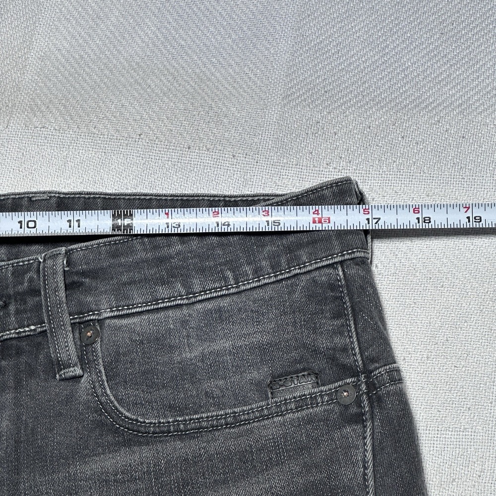 G-Star RAW Citishield 3D Slim Tapered Jeans 33x32 Black Wash Denim Button Fly - Picture 11 of 16